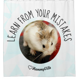 Cortina De Ducha HammyVille - Corte Hamster limpio y fresco