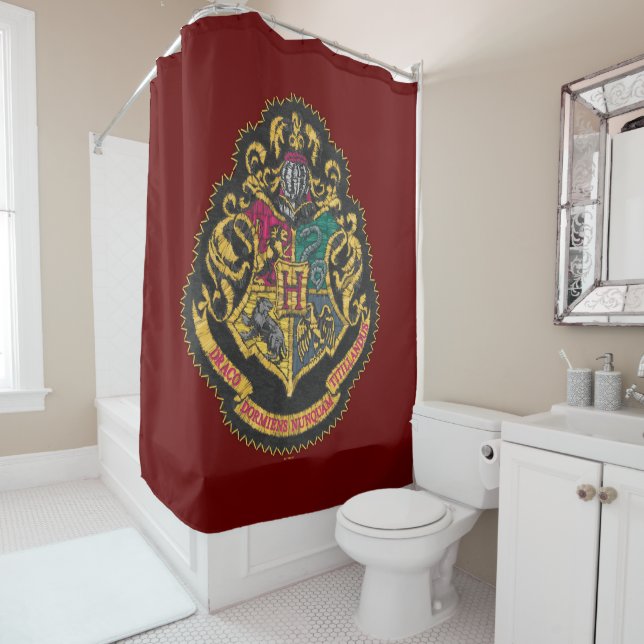 Cortina De Ducha Harry Potter | Hogwarts Crest (In situ)