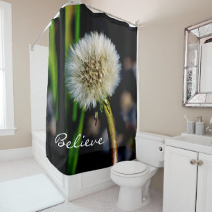 Cortina De Ducha Haz un deseo, crea, Dandelion