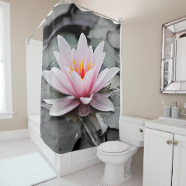 Cortina De Ducha Hermosa liebre rosa