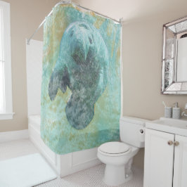 Cortina De Ducha Hermosa Manatee costera