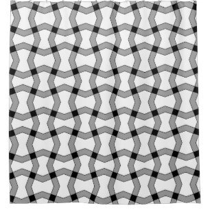 Cortina De Ducha Hermoso fondo ornamental abstracto, negro, g