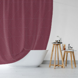 Cortina De Ducha Hermoso patrón geométrico de Berry