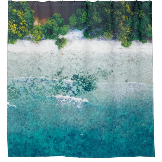 Cortina De Ducha Hermosos animales marinos (Anverso)