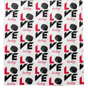 Cortina De Ducha Hockey de amor