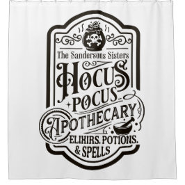 Cortina De Ducha Hocus Pocus Apothecary