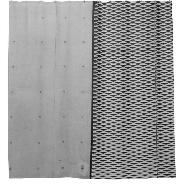 Cortina De Ducha Hoja galvanizada metalizado gris (Anverso)