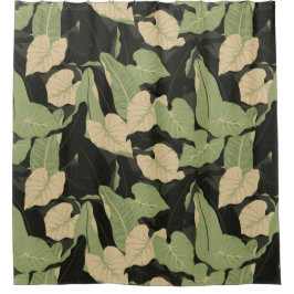 Cortina De Ducha Hojas tropicales de selva