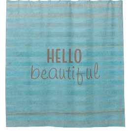 Cortina De Ducha Hola Hermosa Moda Y Diseño A Pie De Moda