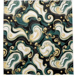 Cortina de ducha Hollywood Glam - Lujoso y moderno