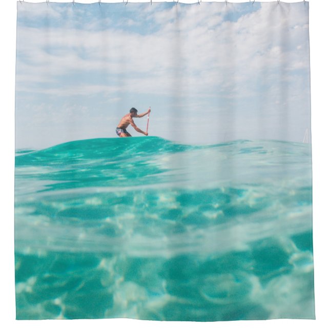 Cortina De Ducha Hombre haciendo surf (Anverso)