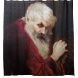 Cortina De Ducha Hombre mayor en un abrigo rojo (Santa Claus) (Navi