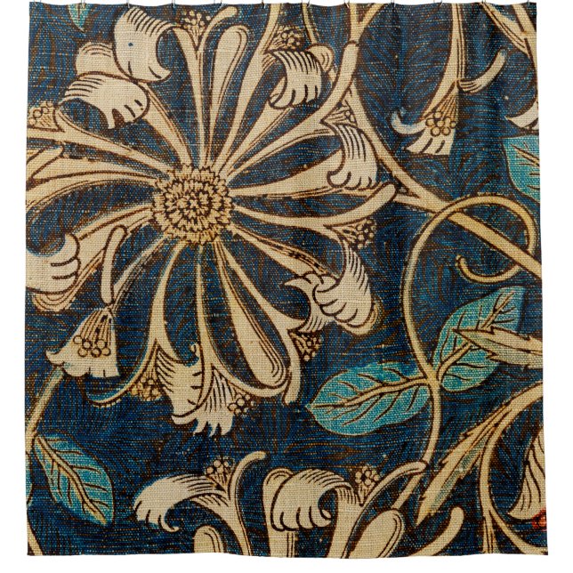 Cortina De Ducha Honeysuckle (1876) Por William Morris (Anverso)