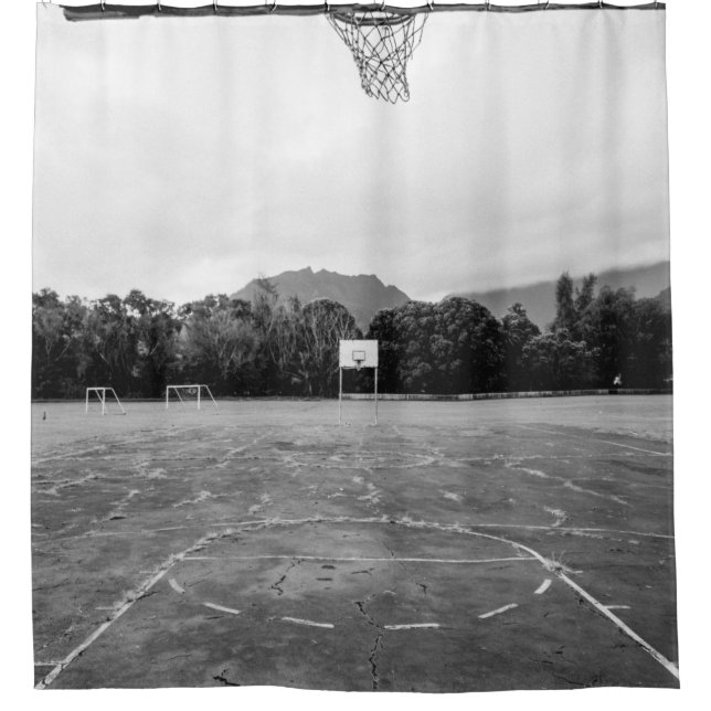 Cortina De Ducha Hoop de baloncesto (Anverso)