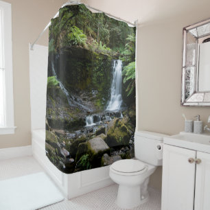 Cortina De Ducha Horseshoe cae cascada selva tropical Australia