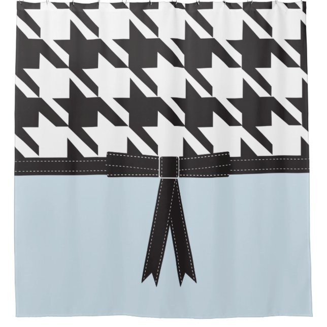 Cortina De Ducha Houndstoth (Anverso)