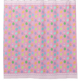 Cortina De Ducha Huevo pastel de Pascua