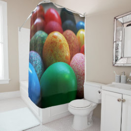 Cortina De Ducha Huevos de Pascua coloridos