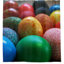 Cortina De Ducha Huevos de Pascua coloridos