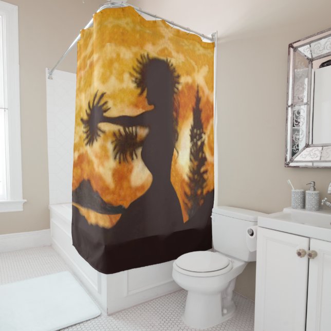 Cortina De Ducha Hula Dancer  (In situ)