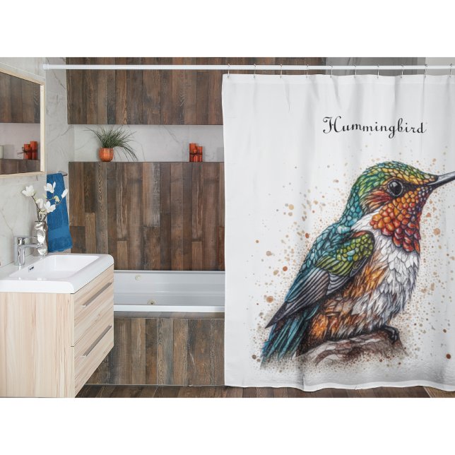 Cortina De Ducha Hummingbird Serenade, personalizado (Subido por el creador)