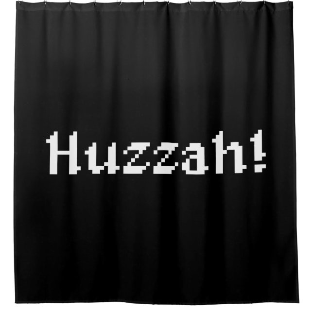 Cortina De Ducha ¡Huzzah de 8 bits! (Anverso)