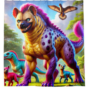 Cortina De Ducha Hyena Art