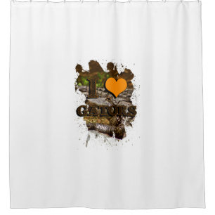 Cortina De Ducha I Heart Gators