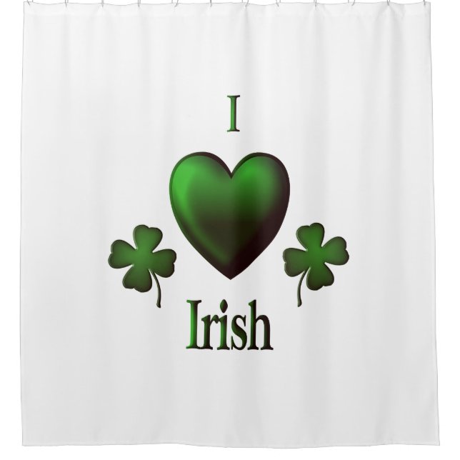 Cortina De Ducha I Heart Irish (Anverso)