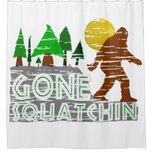 Cortina de ducha ida original de Squatchin del