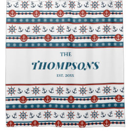 Cortina De Ducha Idea de regalo de aniversario de Boda de Anchor Ná