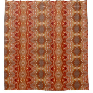 Cortina De Ducha Ikat 4 de Pale Peachy