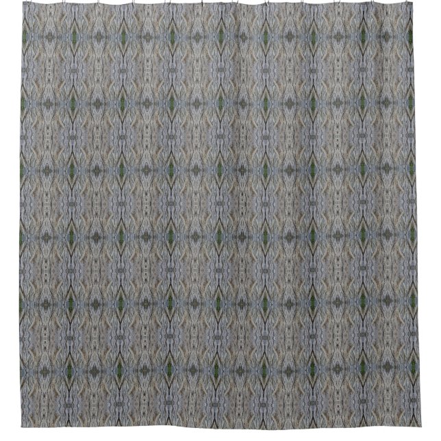 Cortina De Ducha Ikat de árbol X (Anverso)