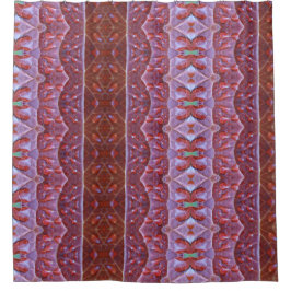 Cortina De Ducha Ikat de la hoja de bronce