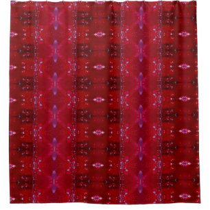 Cortina De Ducha Ikat de Snapdragon Rojo también