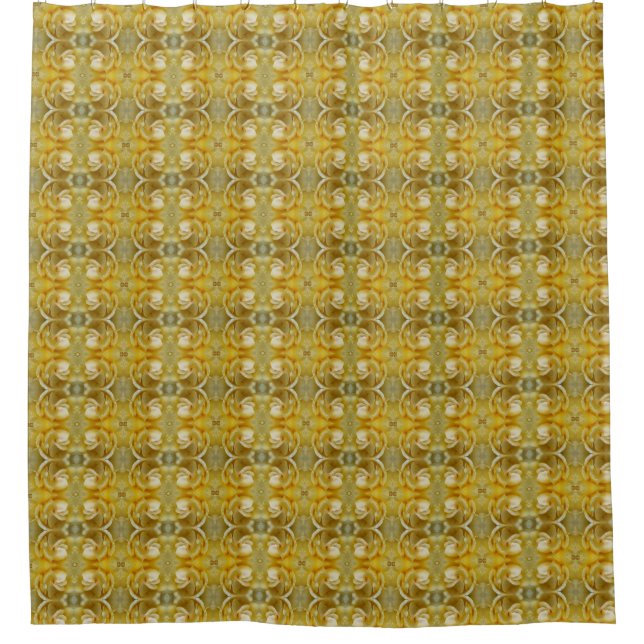 Cortina De Ducha Ikat, Rosa de vaciado (Anverso)