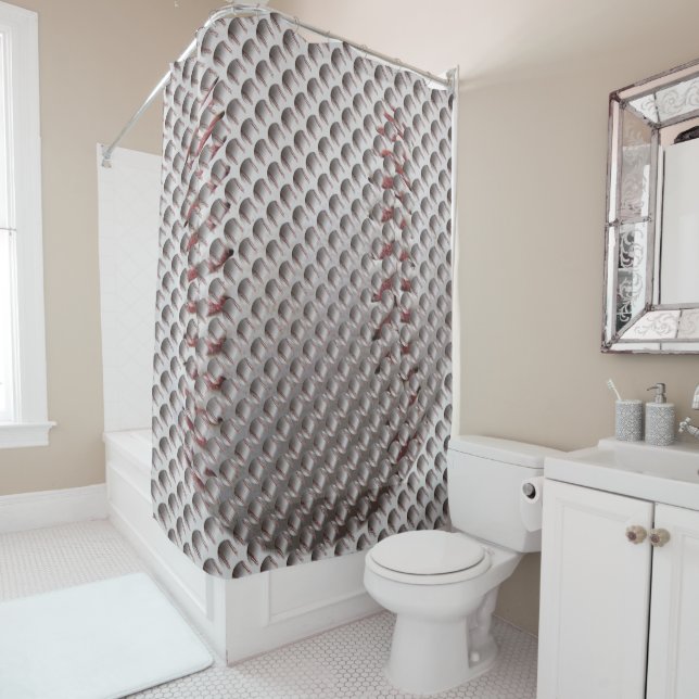 Cortina De Ducha Ilusión de béisbol (In situ)