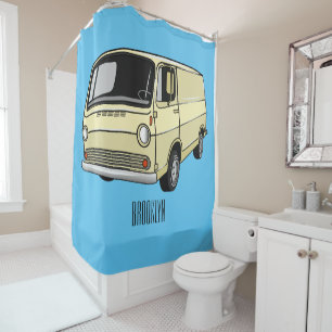 Cortina De Ducha Ilustracion clásico van personalizado