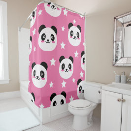 Cortina De Ducha Ilustración de panda