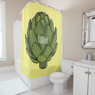 Cortina De Ducha Ilustracion de personalizado Artichoke