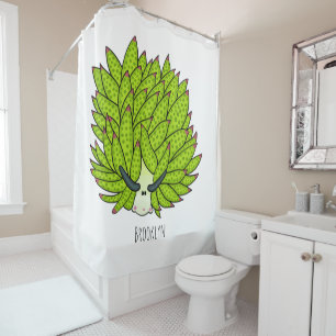Cortina De Ducha Ilustracion de personalizado de lodo de hoja
