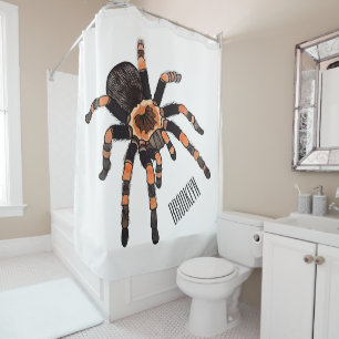 Cortina De Ducha Ilustracion personalizado de Tarantula