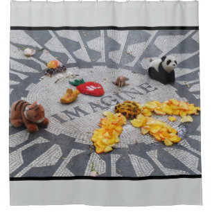 Cortina De Ducha Imagine Strawberry Fields Central Park NYC foto