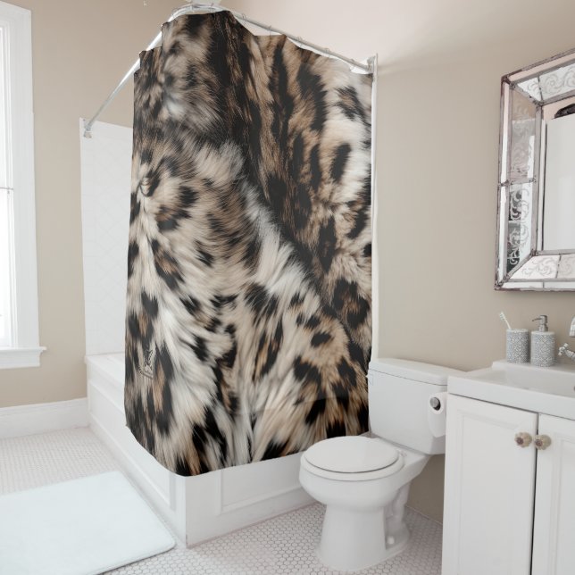 Cortina De Ducha Impresión de animales (In situ)