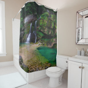 Cortina De Ducha Impresionante cascada Virje, Poster de Eslovenia