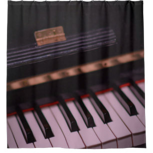 Cortina De Ducha Impresionante diseño de piano