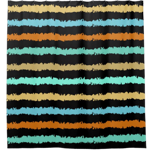 Cortina De Ducha Impresionante patrón de verano (Anverso)