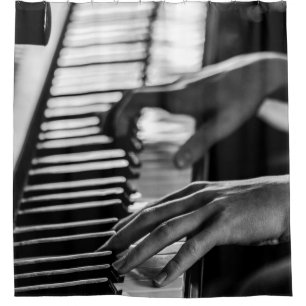 Cortina De Ducha Impresionante piano
