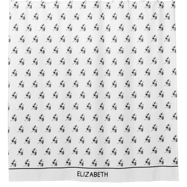 Cortina De Ducha Impresionante silueta, bailarinas Inspiradoras (Anverso)