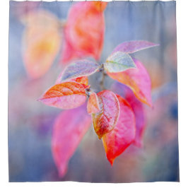 Cortina De Ducha Impresionantes hojas de montaña rusa